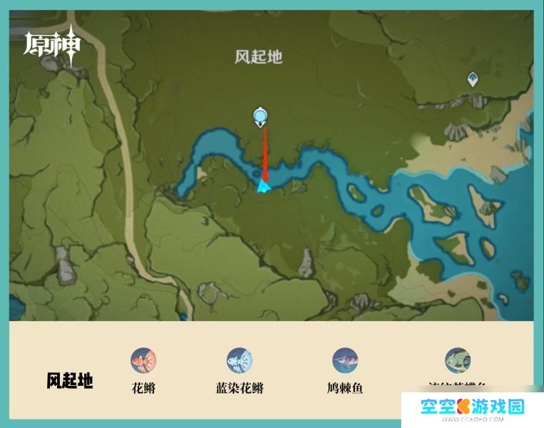 原神钓鱼具体地点 原神钓鱼点位置地图