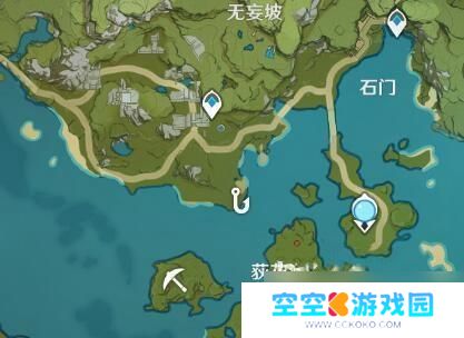 原神钓鱼具体地点 原神钓鱼点位置地图