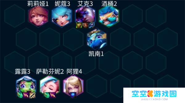 云顶之弈超级粉丝萨勒芬妮阵容搭配攻略