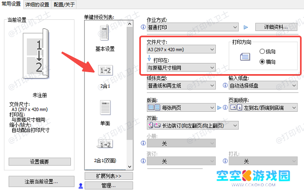 使用打印驱动的专业功能