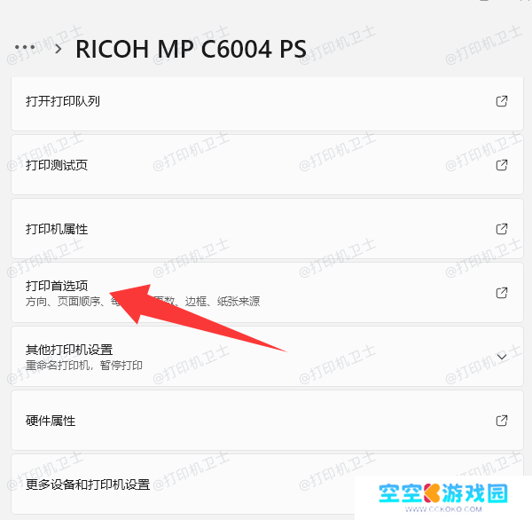 检查驱动与纸张设置