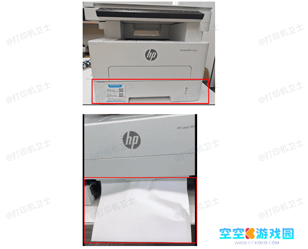 检查进纸口和纸盒